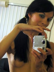 Nora shows her love for Teens Self Shot